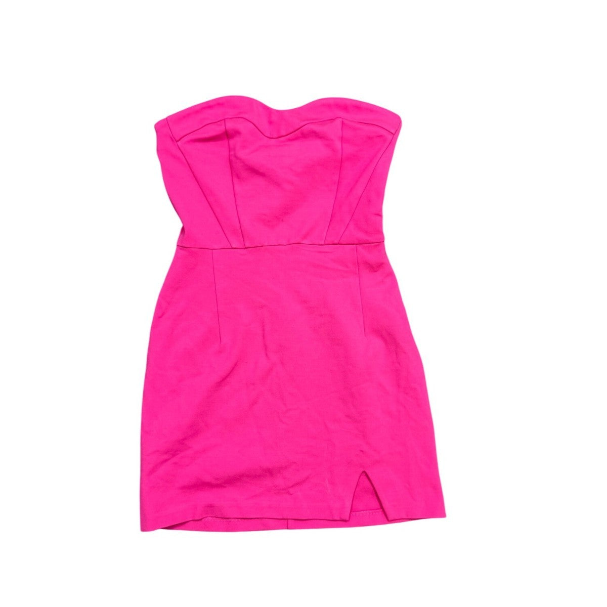 Hollister Womens Pink Viscose Strapless Mini Dress Stylish Design Sz XS