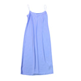 J.Crew Womens Lavender Slip Maxi Dress Classic Spaghetti Strap Size 4 