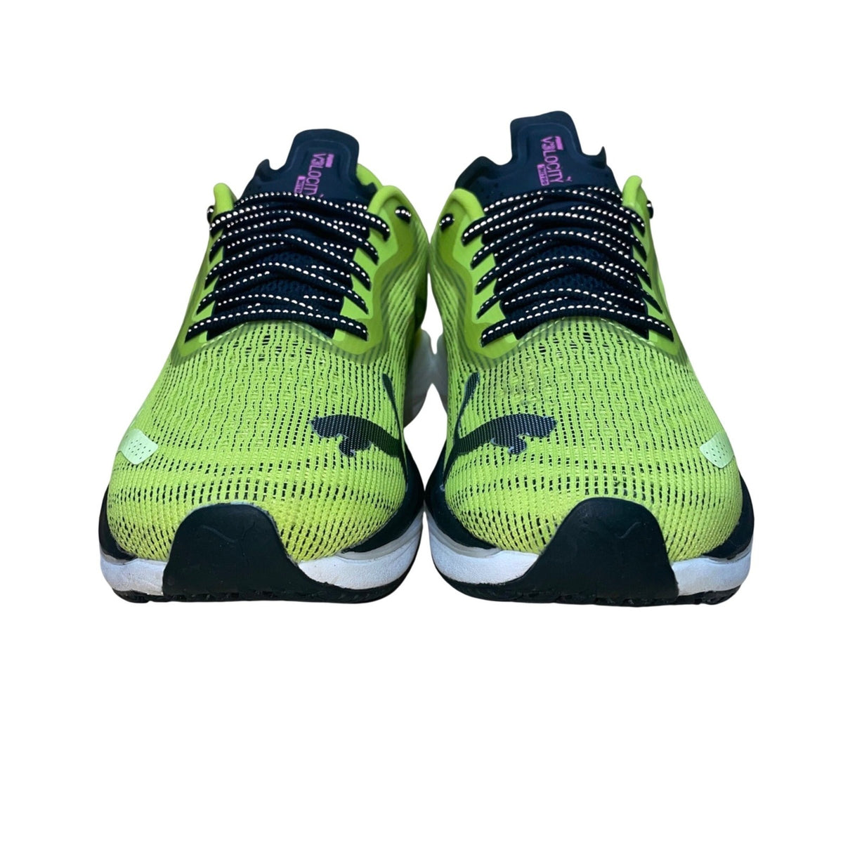 Puma Women’s Lime Pwr Black Mesh Velocity Nitro 3 PsyRush Running Shoes Size 8.5