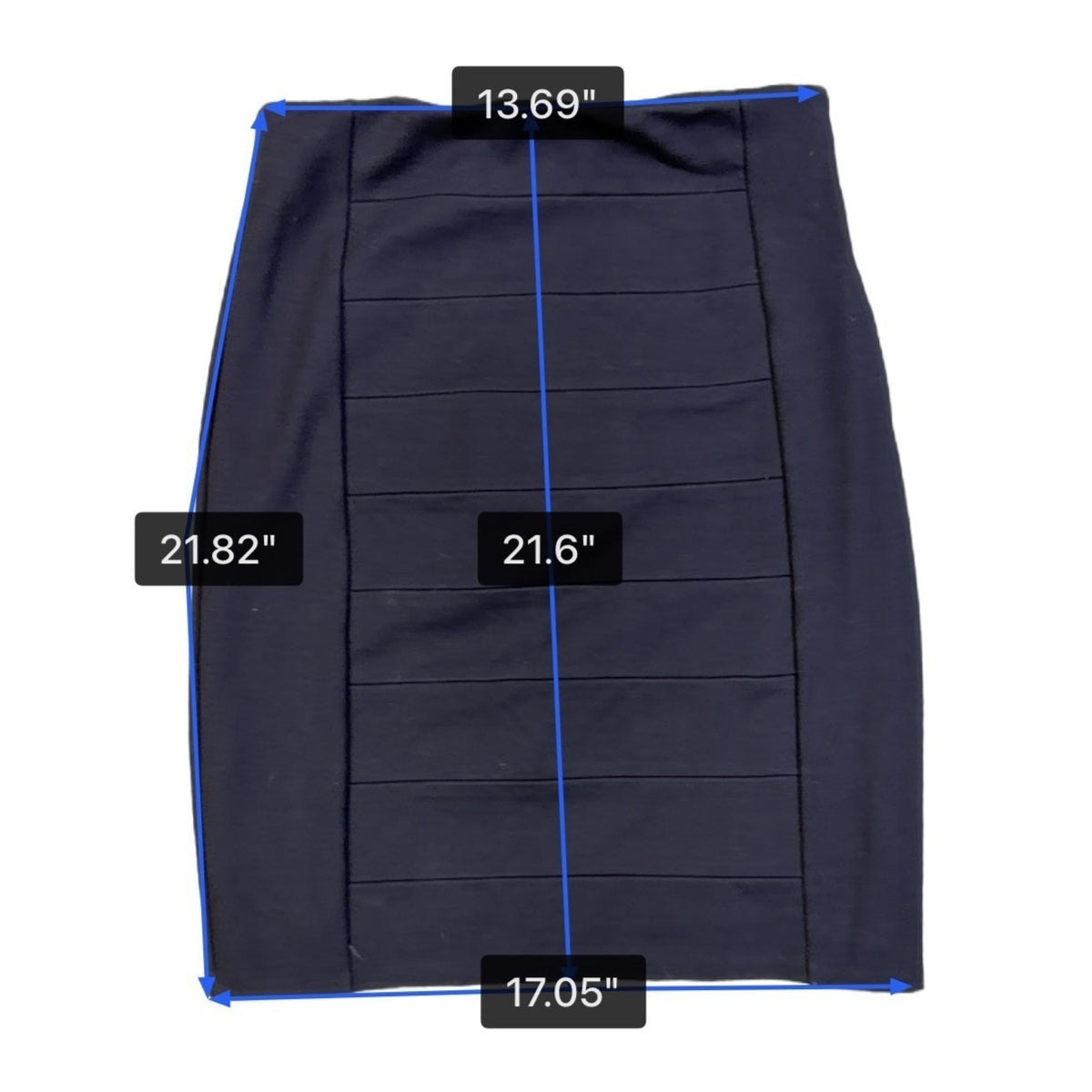 White House Black Market Womens Black Bandage Pencil Skirt Size 4