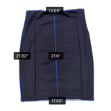 White House Black Market Womens Black Bandage Pencil Skirt Size 4