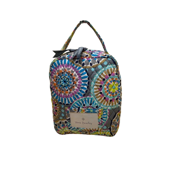 Vera Bradley Multicolor Quilted Stylish Patterned Organizer Cosmetic Tote Bag