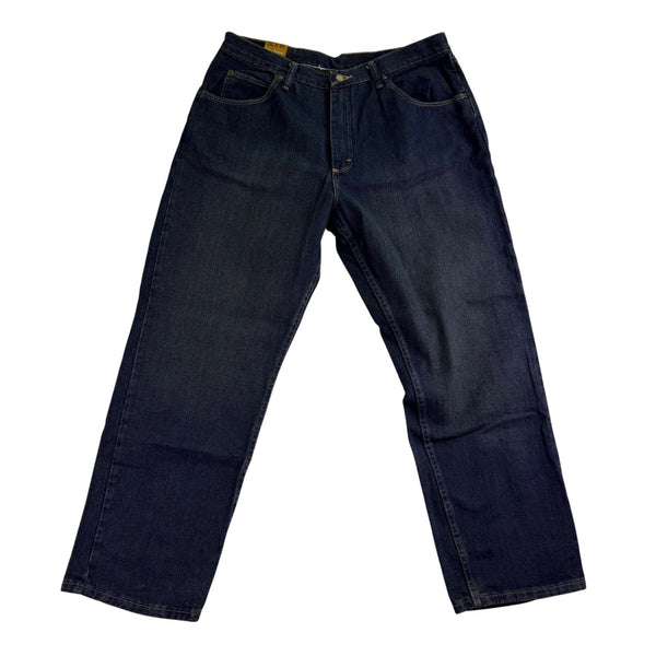 Wrangler Mens Blue Relaxed Fit Five Star Premium Denim Jeans Size 36x30 - New