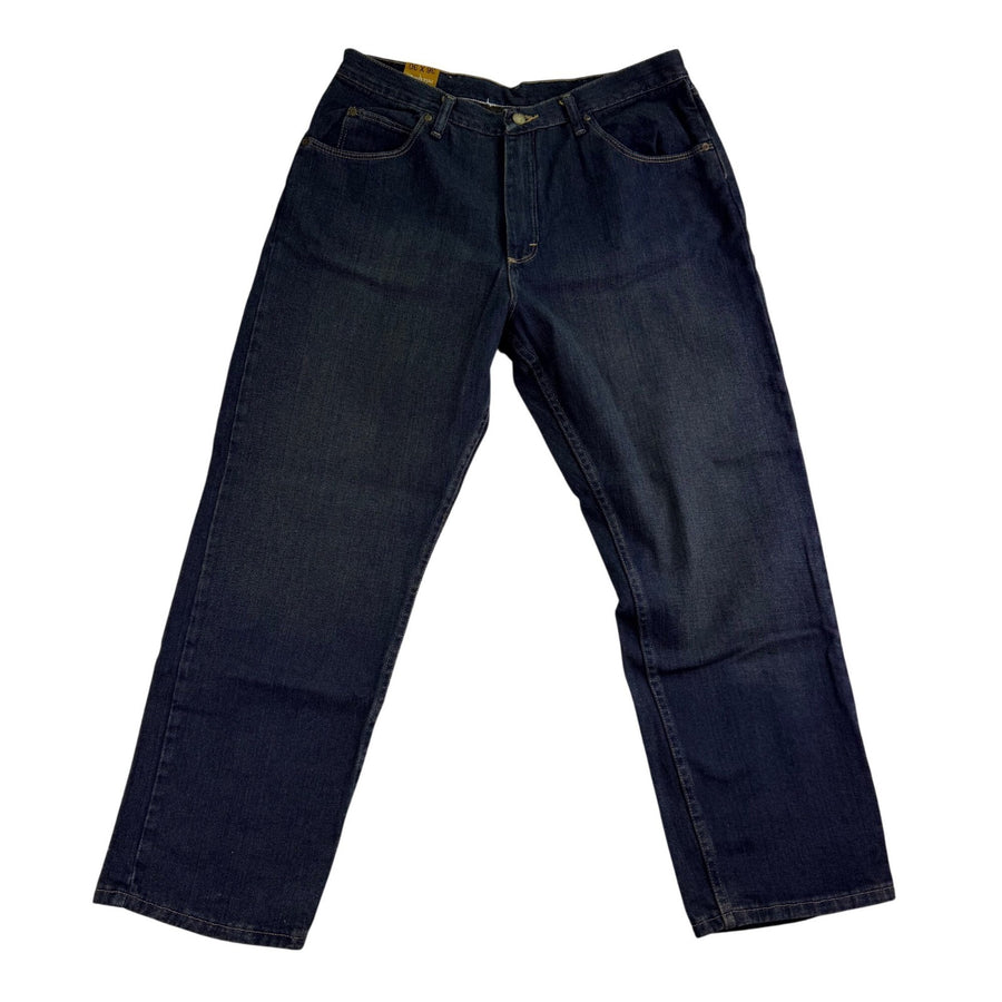 Wrangler Mens Blue Relaxed Fit Five Star Premium Denim Jeans Size 36x30 - New