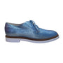 Kenneth Cole Annie Womens Blue Glitter Leather Lace-Up Oxford Shoes Size 8M