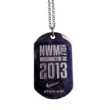 Tiffany & Co Womens Silver Tone Sterling Pendant Necklace Nike NWM 2013 Running