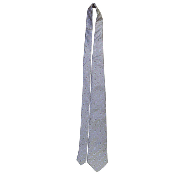 Hugo Boss Mens Tan Silk Paisley Necktie Stylish Fashion Accessory