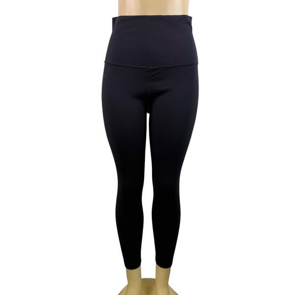 CRZ Yoga Womens Black High-Waist Stretch Leggings Nylon & Lycra Size XL - New