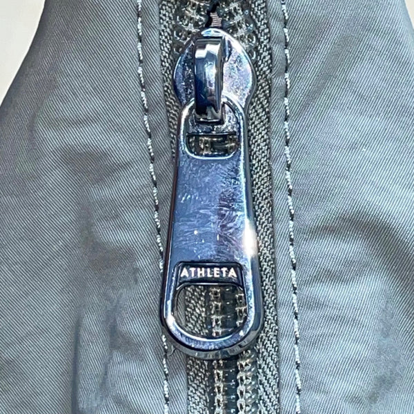 Athleta Women’s Green Nylon Adjustable Strap Anytime Crescent Crossbody Bag
