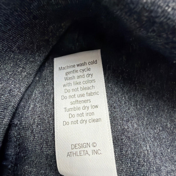 Athleta Womens Gray Nylon Blend Yoga Pants Flare Leg Stretch Activewear Size XL