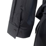 Elie Tahari Women’s Navy Blue Lace-Detail Dress With Bow-Tie Waist