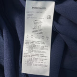 Giorgio Womens Textured Blazer Jacket Size 48 Blue Made In Italy