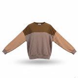 Dokotoo Womens Camel & Beige Ribbed Pullover Sweater Top Casual Sz M
