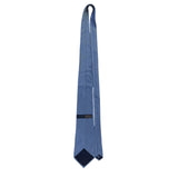 Jonathan Wachtel Mens Blue Silk Neck Tie Made In USA Classic Formal Design