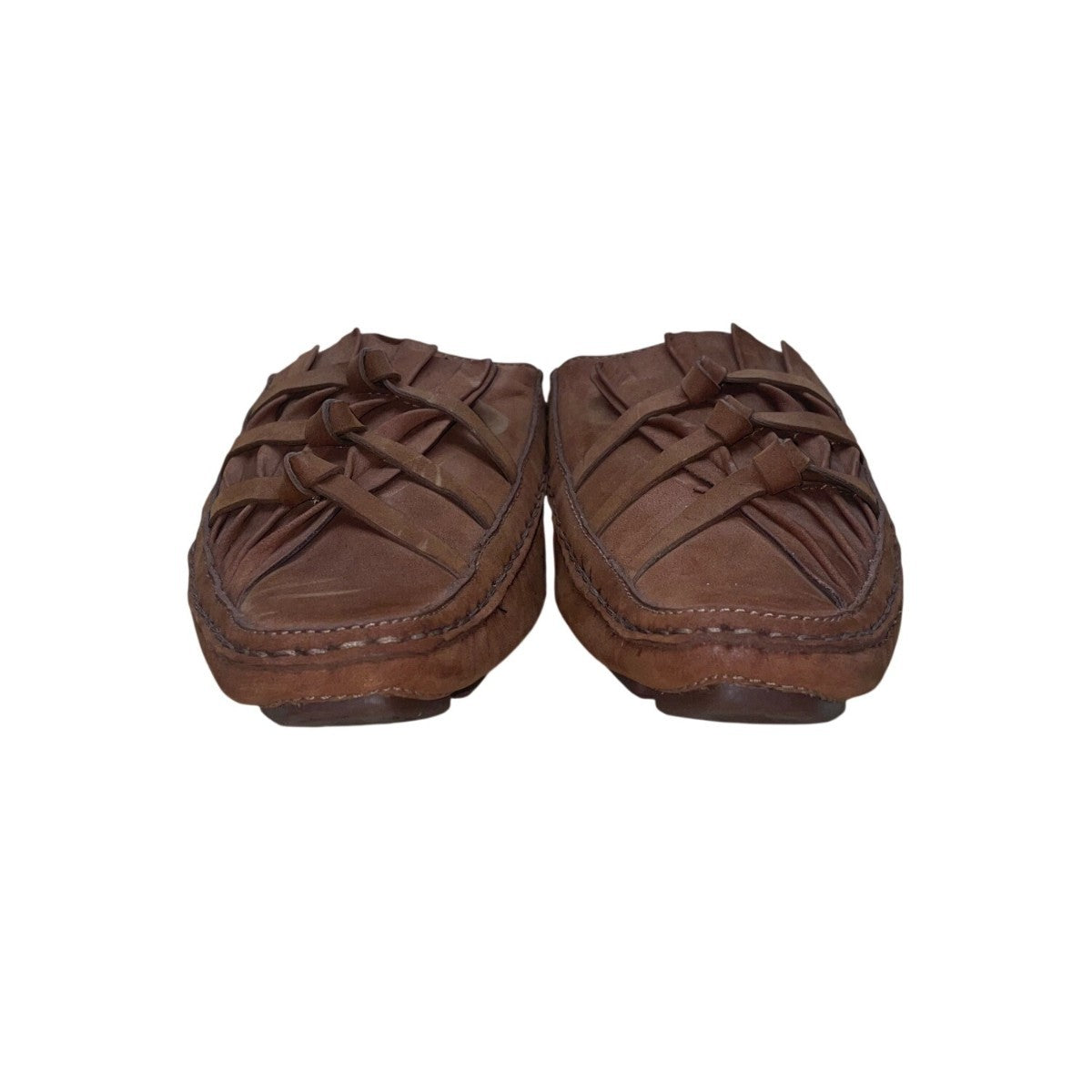 Privo By Clarks Women’s Brown Leather Slide Loafer-Style Mules Size 9.5M