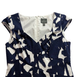 Adrianna Papell Women’s Navy/White  Sleeveless Dress Abstract Print Size 2 - New