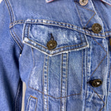 Pamela Love J.Crew Womens Blue Denim Jacket Button Front Size S