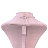 Chicos Womens Silver Tone Metal Statement Necklace 