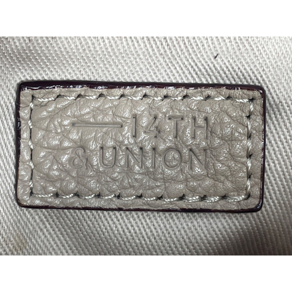 14Th And Union Women's Beige Shoulder Bag Sz M