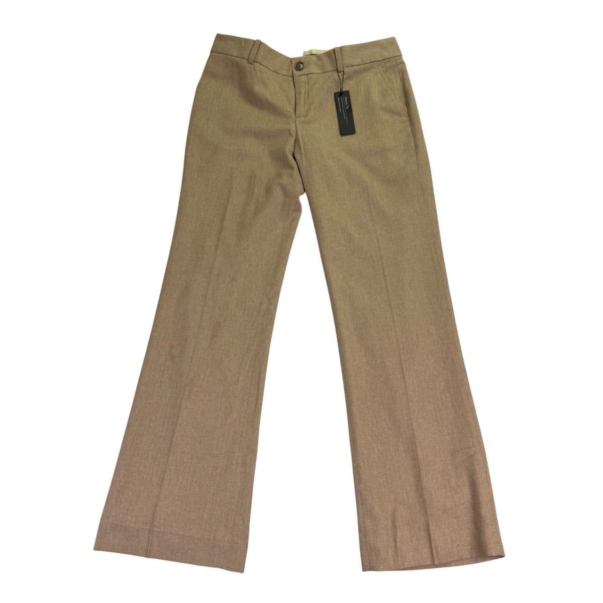 Banana Republic Womens Camel Trousers Wool Blend Martin Fit Dress Wear Size 8