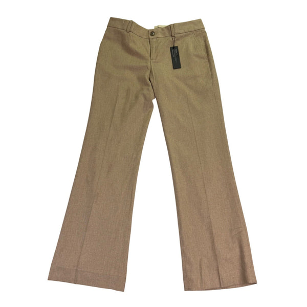 Banana Republic Womens Camel Trousers Wool Blend Martin Fit Dress Wear Size 8