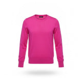 Halogen Womens Pink Merino Wool Crewneck Sweater Long Sleeve Sz M