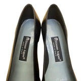 Etienne Aigner Women’s Black Leather Slip-On Jackie Loafers Size 5.5M