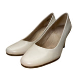 Aerosoles Women’s Ivory Leather Dolled Up Classic Pump Heels Size 8.5M