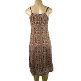 Superdry Womens Pink Viscose French Floral Cami Midi Dress Sz US 6 - New
