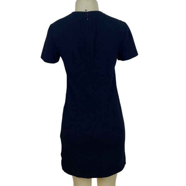 Trina Turk Womens Black Embellished Shift Dress