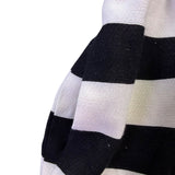Ann Taylor Loft Womens Black & White Chevron Stripe Fit & Flare Dress Size 6P