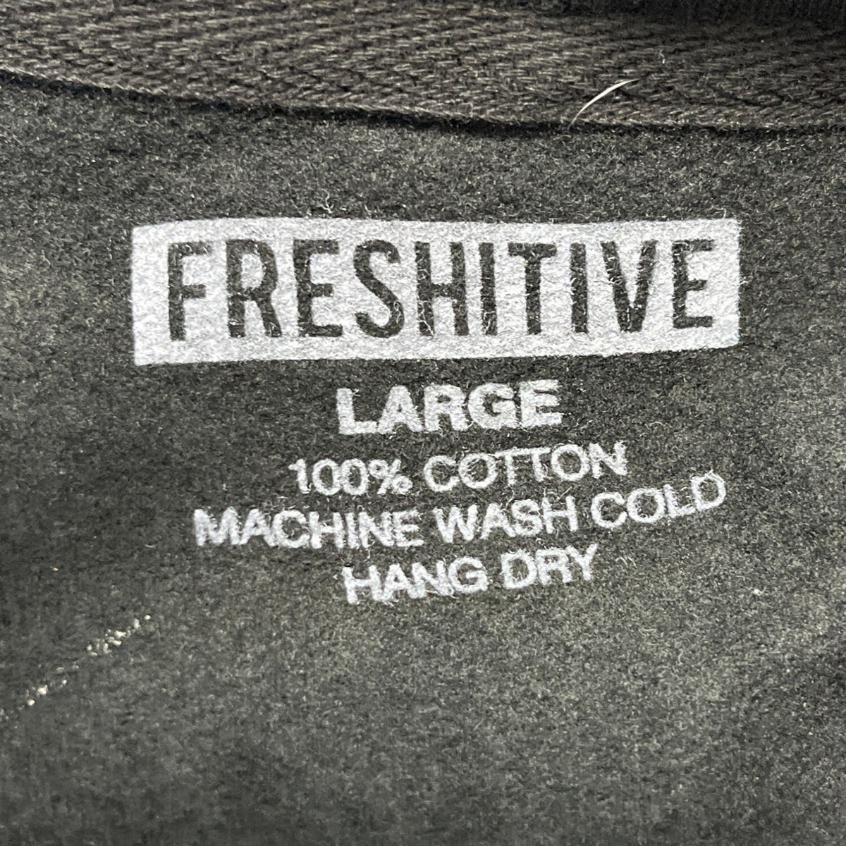 Freshitive Black LA Streetware Hoodie Sz L