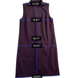 Ann Taylor Womens Purple Sleeveless Sheath Dress  Versatile Chic Size 12