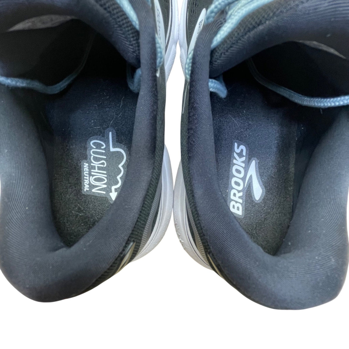 Brooks Men's Black & White Mesh Ghost 15 Cushioned Running Shoes Size 8.5