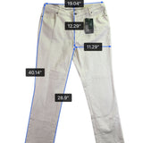 L.L. Bean Womens White Favorite Fit Jeans Regular Comfortable Size 16