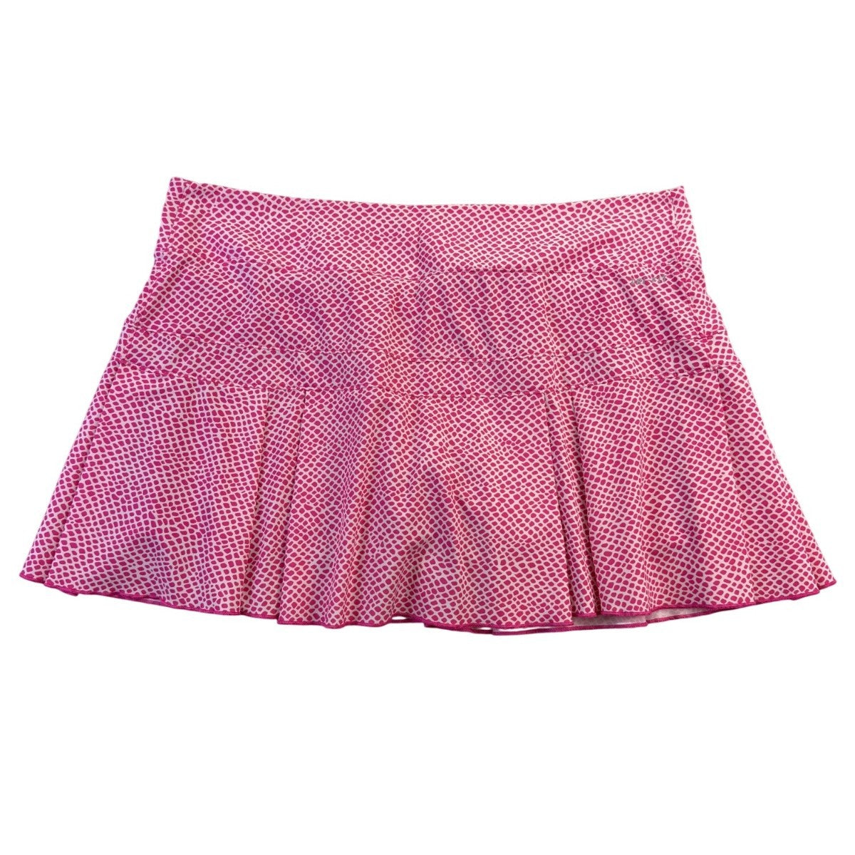 Nike Womens Pink Dri-FIT Polyester & Spandex Skort Animal Print Size Large