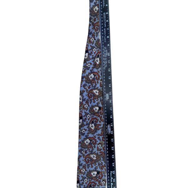 Balancine Mens Blue 100% Silk Disney Mickey Mouse Paisley Tie The Tie Works