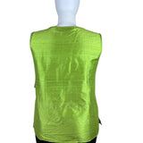Caroline Rose Green Women’s Silk Tank Top & Jacket Two-Piece Outfit Sz 1X