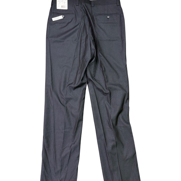 Calvin Klein Mens Dark Grey Dress Pants Flat Front Size 34X34