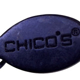 Chicos Womens Multi-Color Resin & Glass Statement Necklace