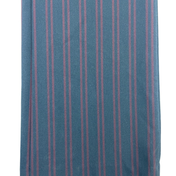Loft Marisa Trouser Pants Navy & Burgundy  High-Waist Wide-Leg Size 4 - New