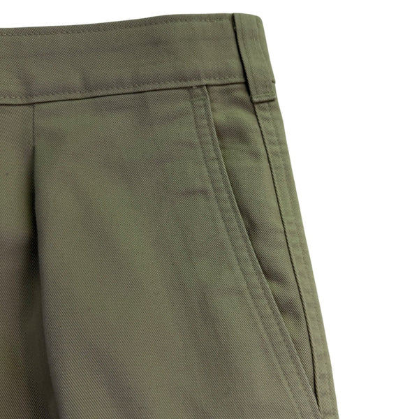 Savane Mens Khaki Cotton Classic Fit Pants No Wrinkles Stain Free Process Sz 44