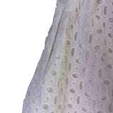 Zesica Women’s White Eyelet Sleeveless Maxi Dress Size XL
