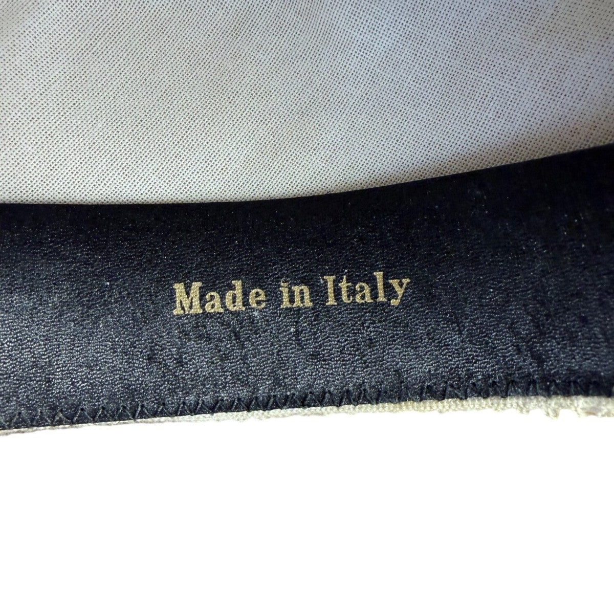 Ponte Rialto Mens Natural Straw Boater Hat Italian-Made Black & Red Ribbon Band