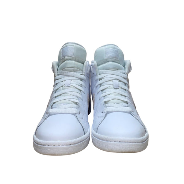 Nike Women’s White & Beige Snakeskin Swoosh Court Royale 2 Sneakers  Size 8.5