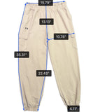 Under Armour Mens Beige Stretch & Loose Fit Cargo Joggers Size L
