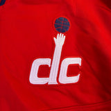 Adidas Mens Red Washington Wizards Track Jacket Full-Zip Casual Wear Size XL