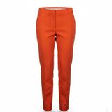 Ann Taylor Women’s Red Polyester Blend Slim Fit Side-Zip Pants Size 10