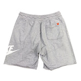 Nike Mens Grey Drawstring Athletic Shorts Casual Lightweight Logo Design Size L