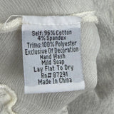 LoveAndliberTy Womens Gray Cotton/Spandex Lace Trim Hooded Zip-Up Sweater Size S